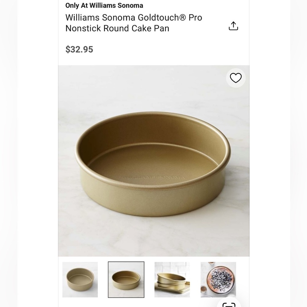 Williams Sonoma Goldtouch Pro Nonstick Round Cake Pan - Picture 9 of 9